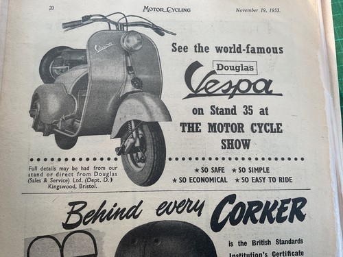 Vespa douglas corker - vespa, crash