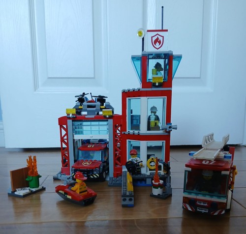 Lego city fire station - lego, +
