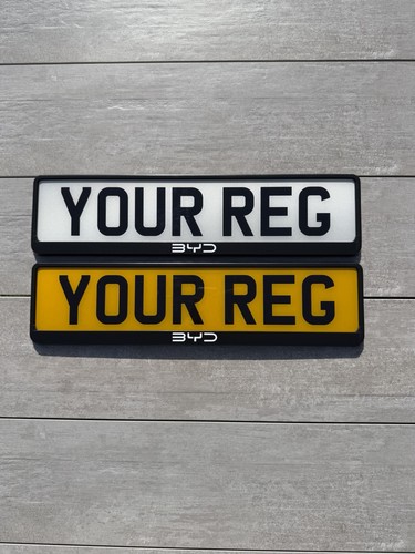 Byd number plate - byd,