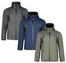 Kangol New Men’s Polyester Hooded Corso Windcheater Jacket Long Casual Hood Coat