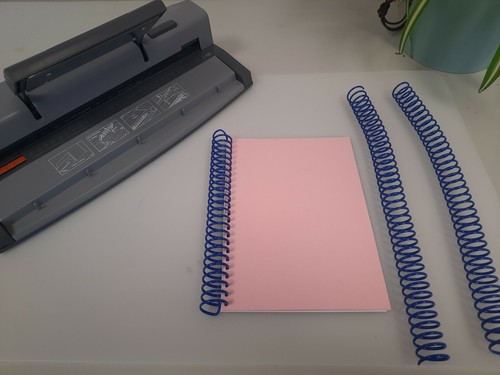 Spiral coil binder book - binder,
