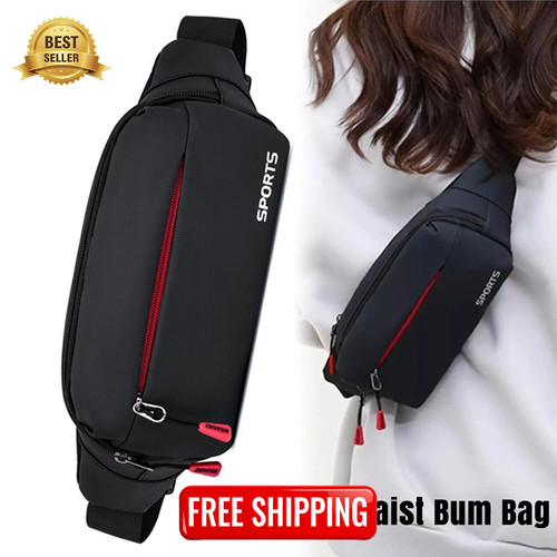 Waist bum bag - waist, men