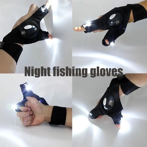 Led fingerless cycling - led,