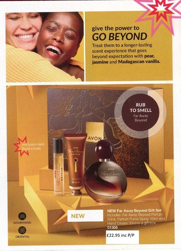 Avon far away beyond gift - gift, set