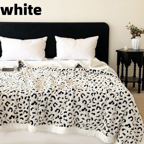 Leopard print throw - print,