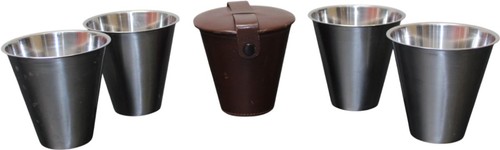 Vintage stirrup cups case - cups,