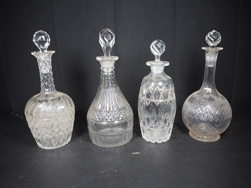 Joblot cut crystal decanters - joblot,