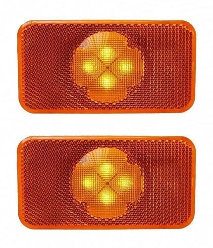 Orange led side - led,