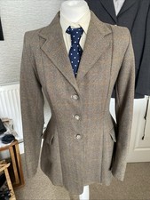 Ladies Caldene Tweed Hunt/ HackingJacket 38”Vgc