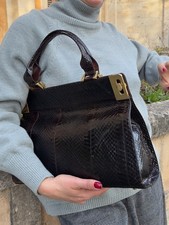 Vintage bag 1960s exotic snake