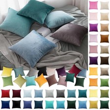 12" 14" 16" 18" 20" 22" 24" 26" 28" Velvet Cushion Cover Pillow Case Home Decor