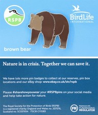RSPB Pin Badge Bird Life