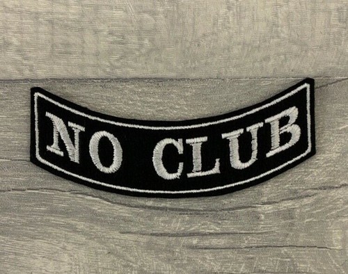 Club bottom rocker - club, patch