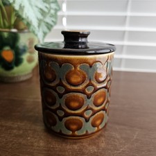 Hornsea Pottery Brontë Preserve Pot / Sugar Jar Vintage 1970s Retro, VGC, Bronte