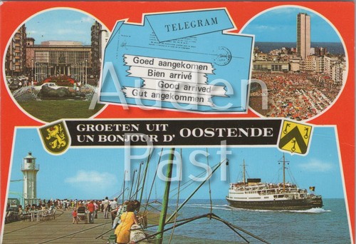 Greetings from ostend harbour - ostend,