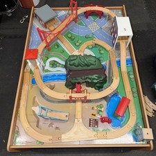 ELC Big City Wooden Car & Train Play Table 