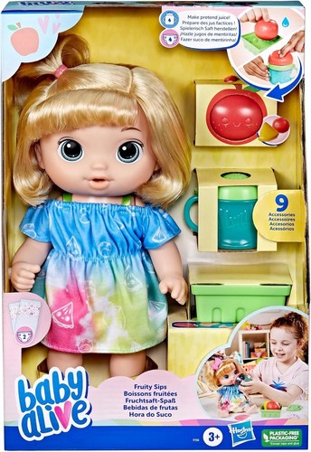 Baby alive fruity sips doll - alive,