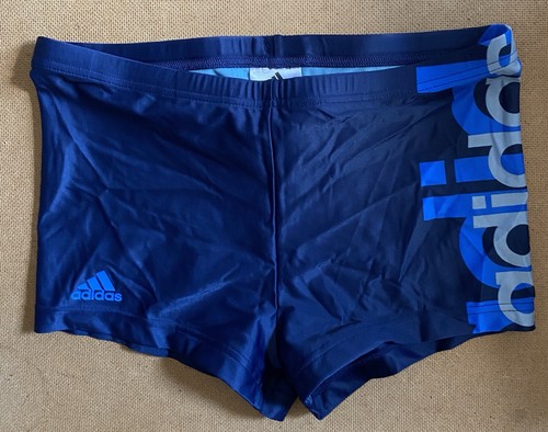 Adidas men blue - logo, swim