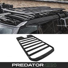 BLACK ROOF RACK ALUMINIUM CARGO CARRIER FOR LAND ROVER DEFENDER L663 130 2020+