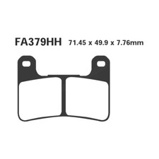 PAIR OF PADS EBC GPFAX