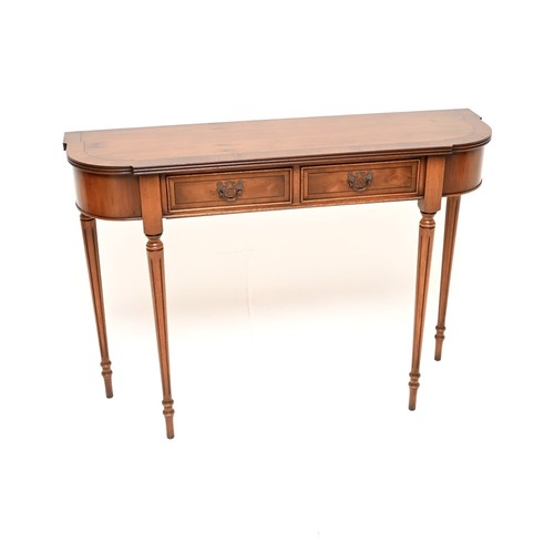 Antique regency style yew wood - regency,