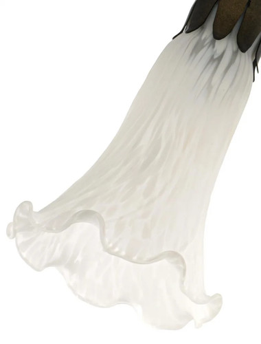 Replacement glass white lilly - replacement,