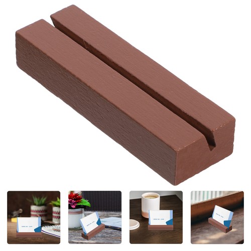 Pcs card holder wood - 10,