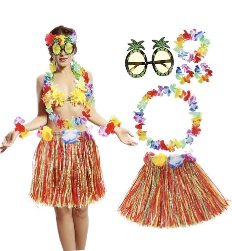 Elegant hawaiian outfit set - hawaiian,