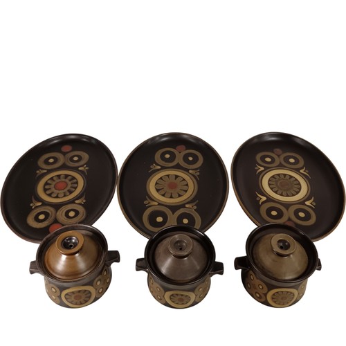 Denby arabesque pottery set - denby,