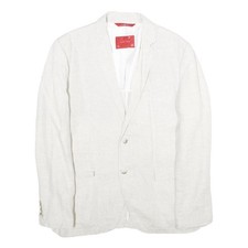 ZARA Mens White Casual Jacket
