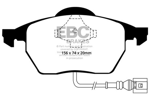 Ebc greenstuff front brake - ebc,