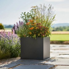 Zinc Galvanised Square Planter
