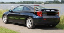 TOYOTA CELICA 7 MK7 T230 1999-2006  POSTERIORE SPOILER TETTO SPOILER ALETTONE