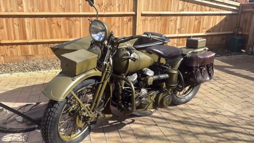 1942 harley davidson wlc combo - davidson,