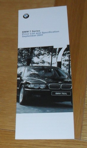 Bmw series price guide - bmw, 7