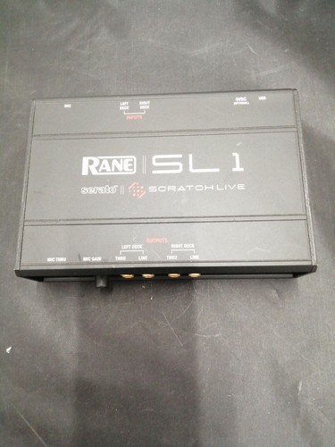 Rane sl1 audio - sl1, interface