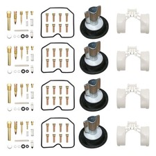 4 x For Kawasaki ZX1100 GPz1100 ZX 1100 carburetor repair kit diaphragm Float
