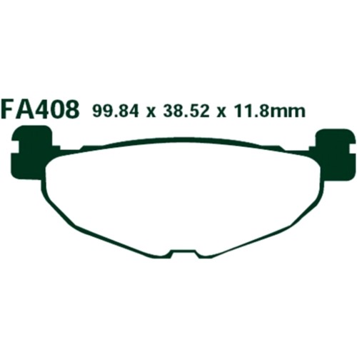 Ebc sintered scooter brake - hh,
