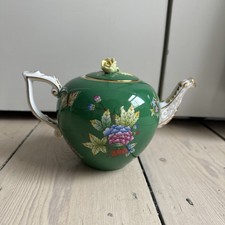 Herend Hungary Green Floral