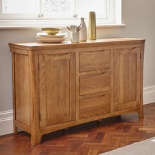 Rustic Solid Oak Sideboard