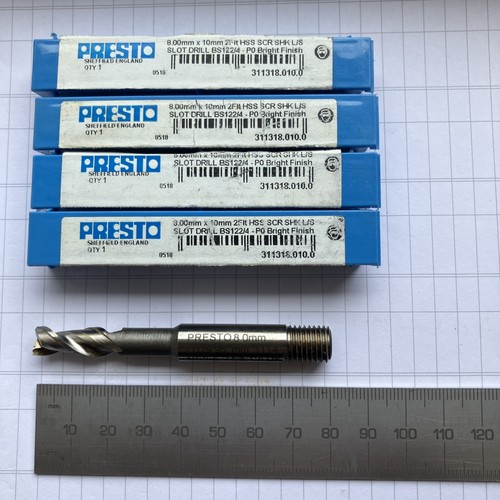 Presto hss 8mm 4off - hss, x