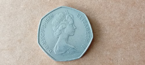Qell 1969 large old - qell, 50p