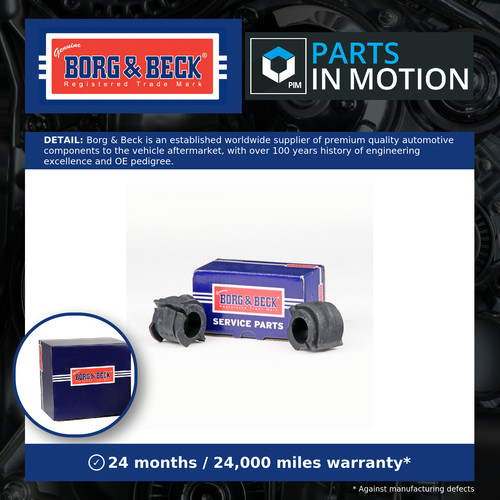 Anti roll bar bush - bar, (pair)