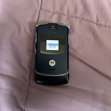 Motorola RAZR V3 Blue Locked