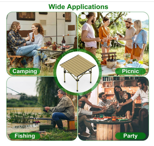 Folding camping table - camping,