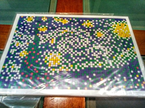 Space invader stary night - invader,