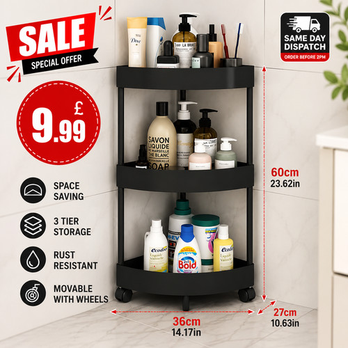 Tier corner storage rack - storage,