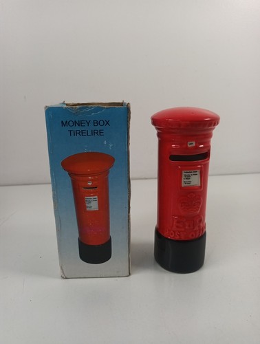 Ceramic red post box money - box,