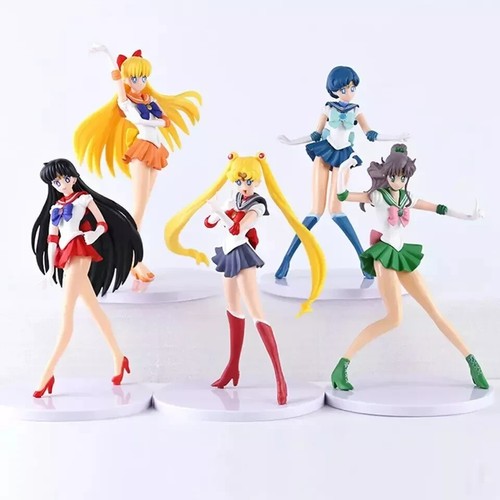 5pcs set sailor moon - moon, anime