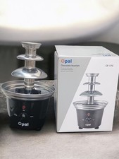 Opal Stainless Steel 3-Tier Chocolate Fountain – 500 ml Party Fondue Machine